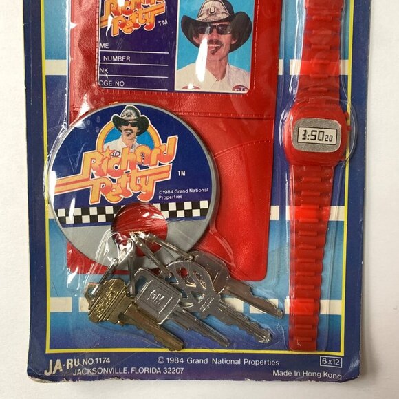 1984 Richard Petty I.D. Set Toy Vintage New in Package - Picture 3 of 5